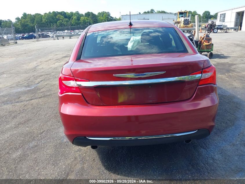 2012 Chrysler 200 Touring VIN: 1C3CCBBG8CN180396 Lot: 39502926