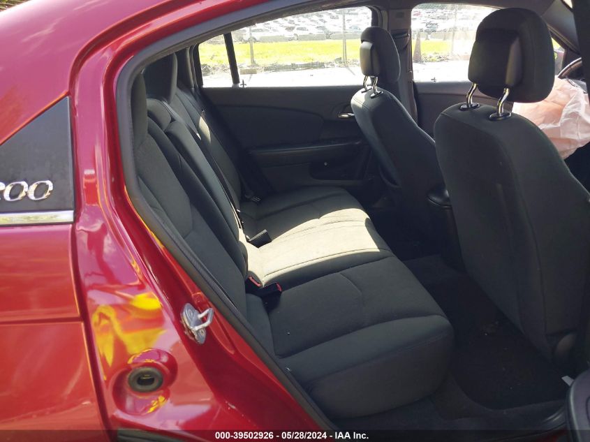 2012 Chrysler 200 Touring VIN: 1C3CCBBG8CN180396 Lot: 39502926