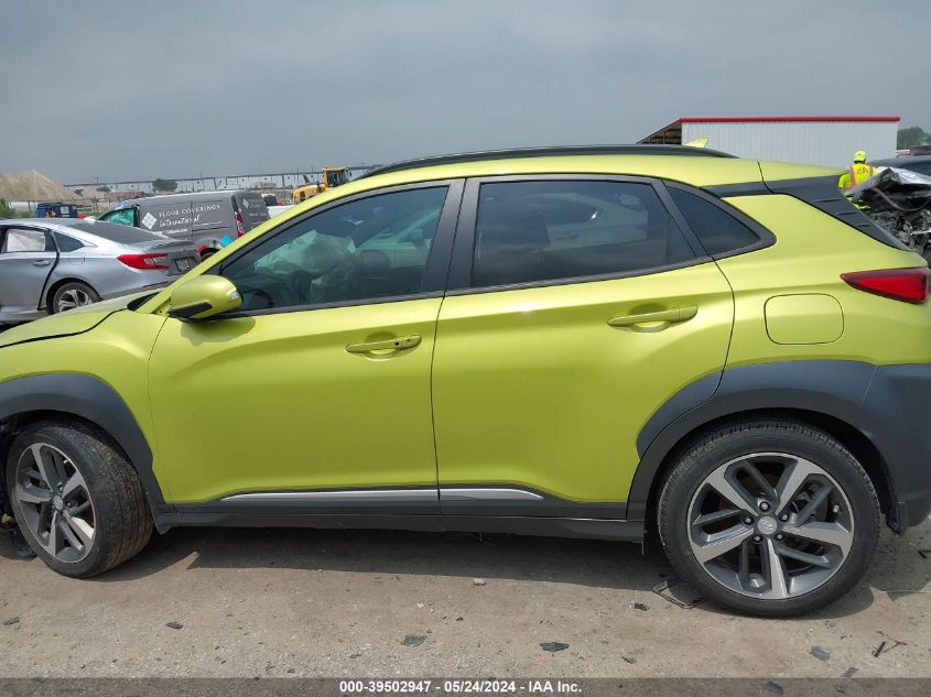 2019 Hyundai Kona Ultimate VIN: KM8K53A56KU381558 Lot: 39502947