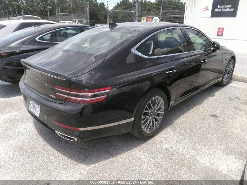 2024 Genesis G80 2.5T Awd VIN: KMTGB4SCXRU238646 Lot: 39502952