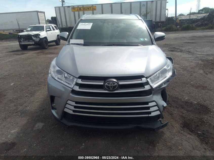 2017 Toyota Highlander Xle VIN: 5TDJZRFH1HS372712 Lot: 39502965