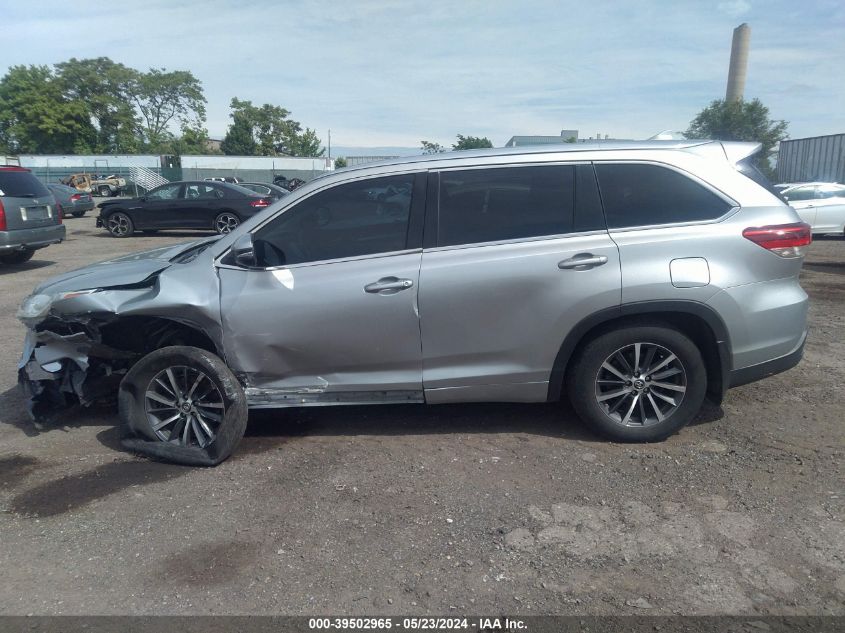 2017 Toyota Highlander Xle VIN: 5TDJZRFH1HS372712 Lot: 39502965