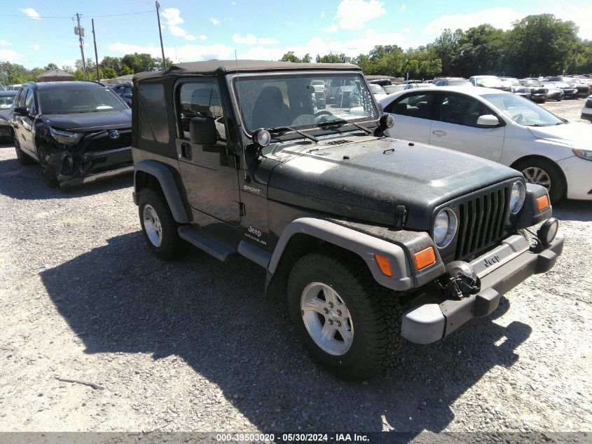 2004 Jeep Wrangler / Tj Sport VIN: 1J4FA49S74P744446 Lot: 39503020