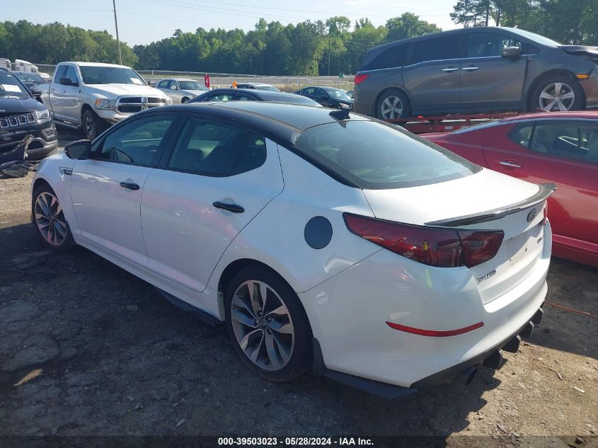 2014 Kia Optima Sx VIN: 5XXGR4A62EG285160 Lot: 39503023