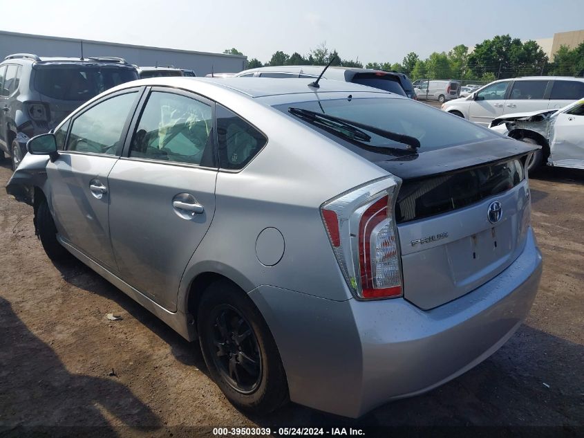 2014 Toyota Prius VIN: JTDKN3DU6E0366612 Lot: 39503039