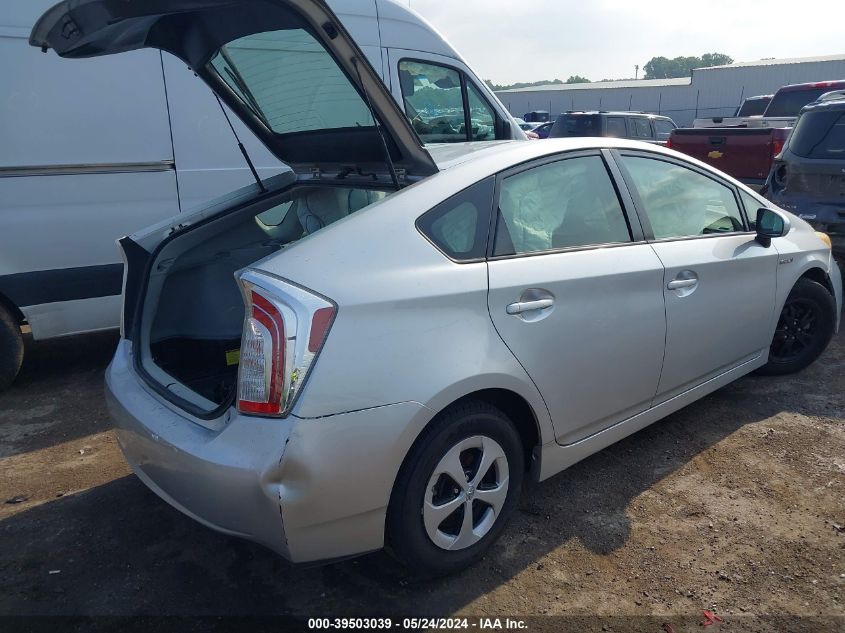 2014 Toyota Prius VIN: JTDKN3DU6E0366612 Lot: 39503039