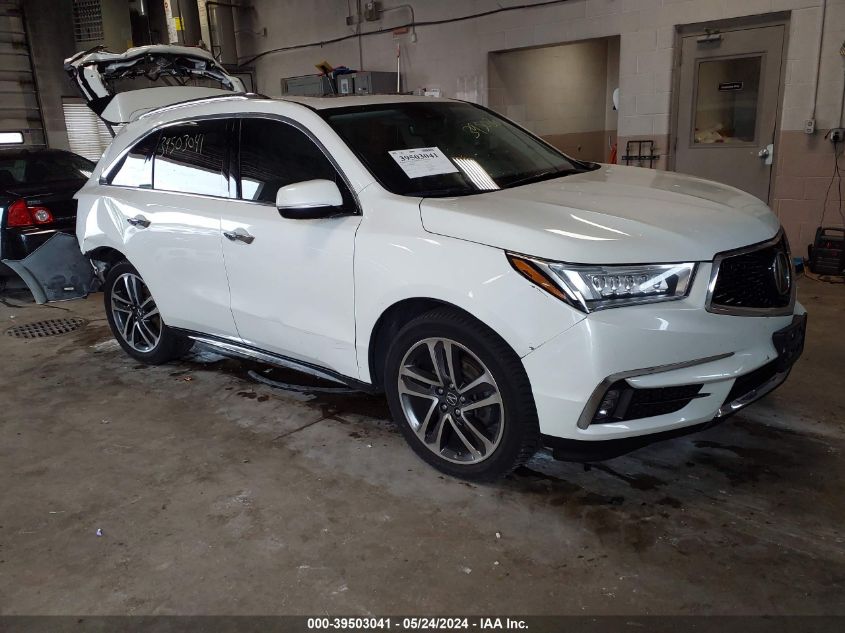 2017 Acura Mdx Advance Package VIN: 5FRYD4H8XHB019613 Lot: 39503041