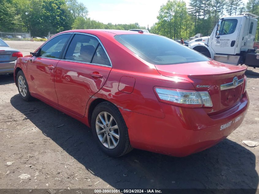 2010 Toyota Camry Hybrid VIN: 4T1BB3EK1AU122810 Lot: 39503051