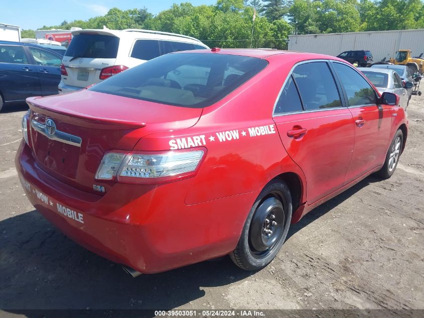 2010 Toyota Camry Hybrid VIN: 4T1BB3EK1AU122810 Lot: 39503051