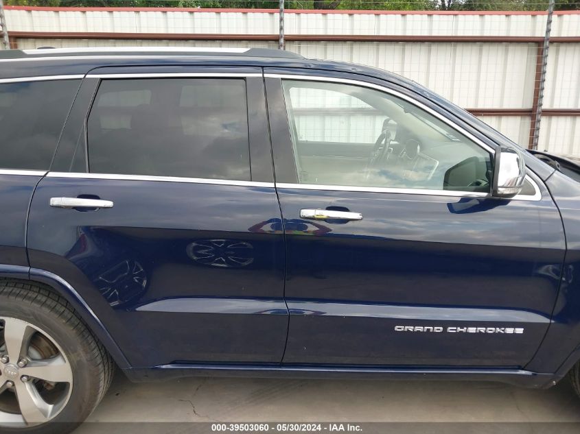 2014 Jeep Grand Cherokee Overland VIN: 1C4RJFCT1EC330717 Lot: 39503060