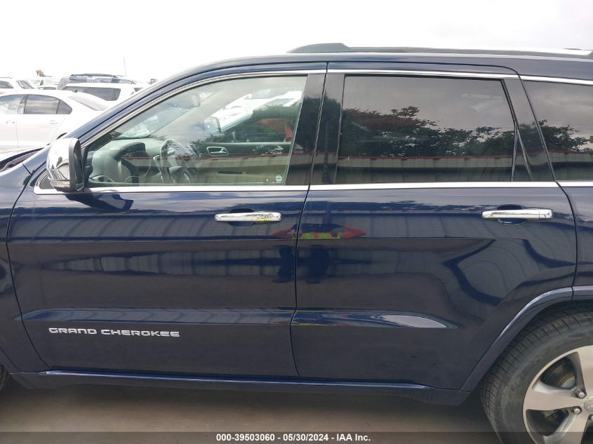 2014 Jeep Grand Cherokee Overland VIN: 1C4RJFCT1EC330717 Lot: 39503060
