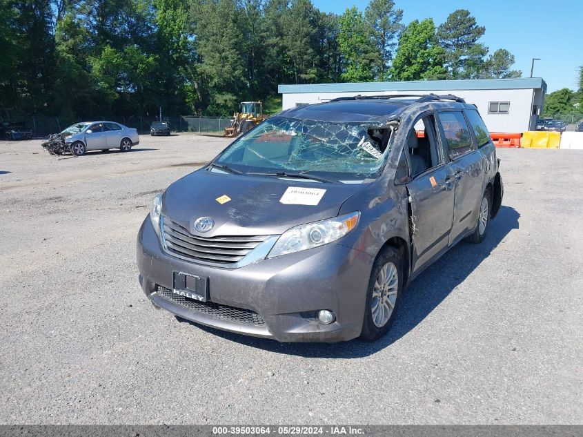 2014 Toyota Sienna Xle V6 8 Passenger VIN: 5TDYK3DC2ES458548 Lot: 39503064