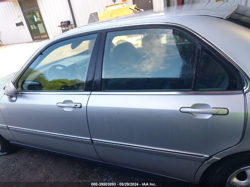2000 Acura Rl 3.5 VIN: JH4KA9657YC003922 Lot: 39503093
