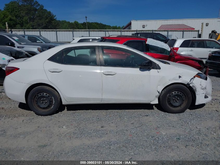 2018 Toyota Corolla Le VIN: 2T1BURHE6JC965289 Lot: 39503101