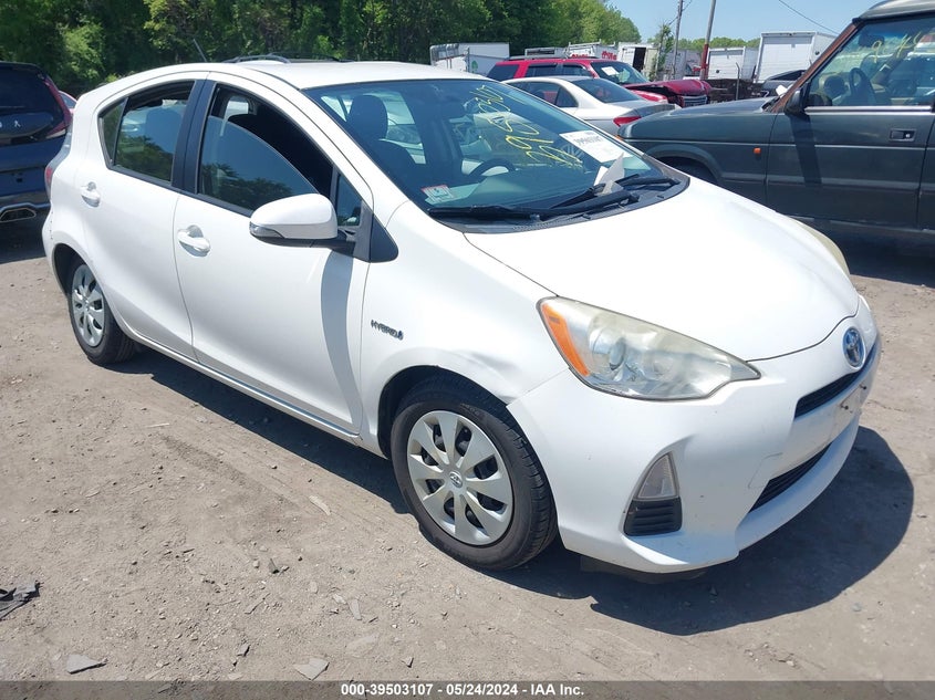 2012 Toyota Prius C Three VIN: JTDKDTB39C1002656 Lot: 39503107