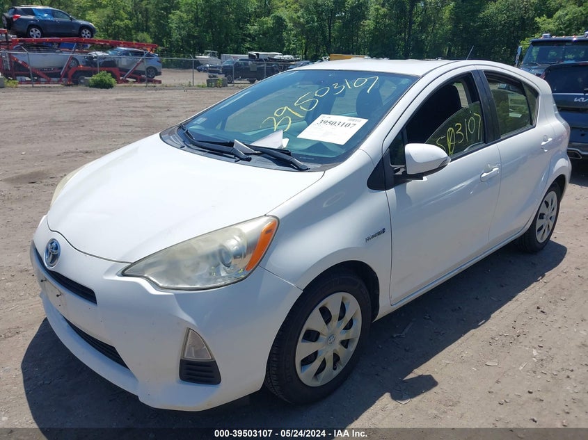 2012 Toyota Prius C Three VIN: JTDKDTB39C1002656 Lot: 39503107