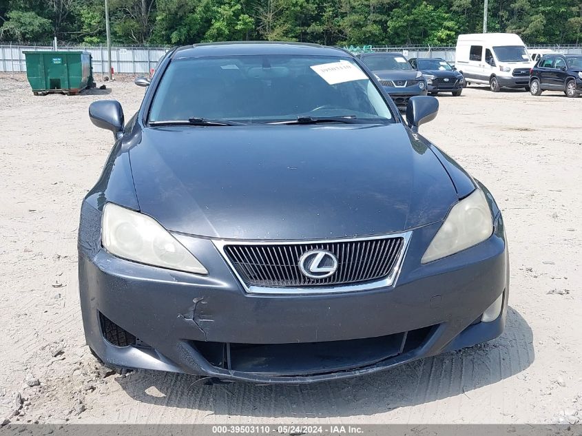 2007 Lexus Is 250 VIN: JTHBK262472042546 Lot: 39503110