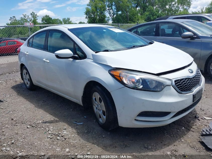 2016 Kia Forte Lx VIN: KNAFK4A61G5495608 Lot: 39503129