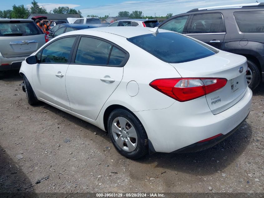 2016 Kia Forte Lx VIN: KNAFK4A61G5495608 Lot: 39503129