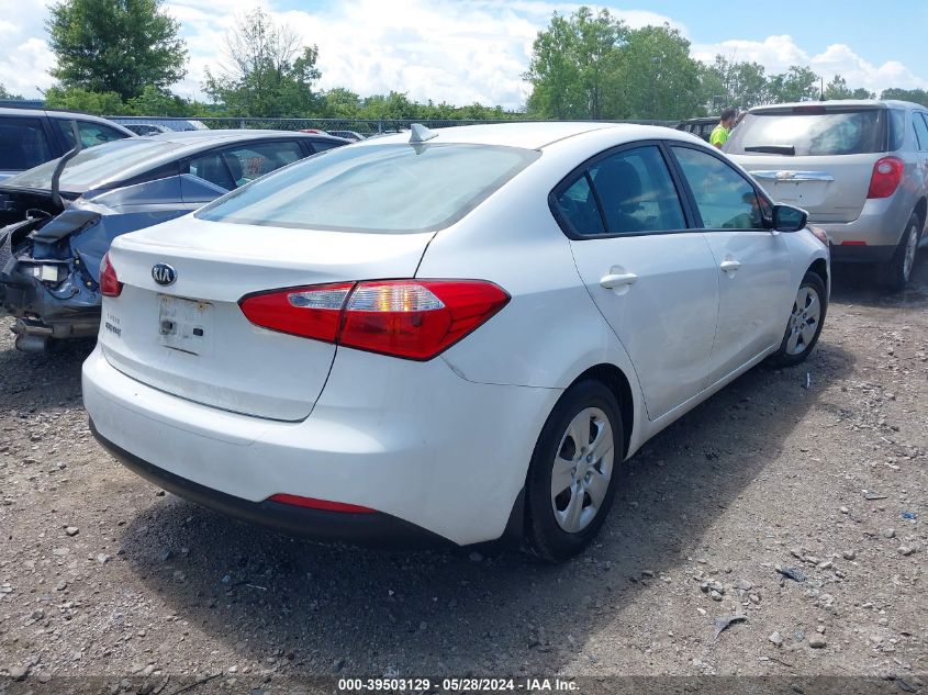 2016 Kia Forte Lx VIN: KNAFK4A61G5495608 Lot: 39503129