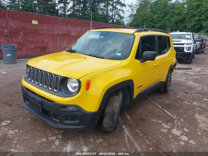 2016 Jeep Renegade Sport VIN: ZACCJAAT0GPD87338 Lot: 39503137