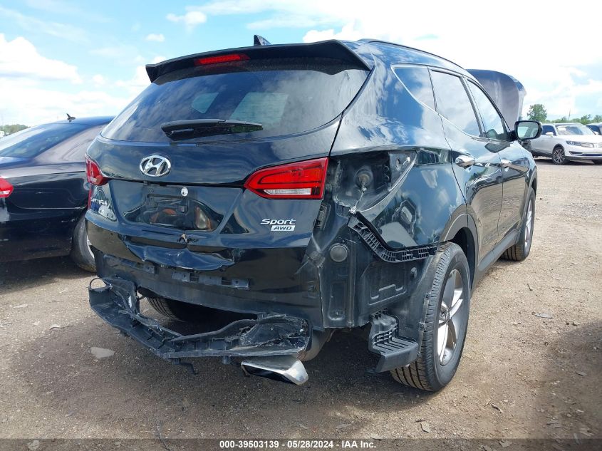 5NMZUDLB0JH074875 2018 Hyundai Santa Fe Sport 2.4L