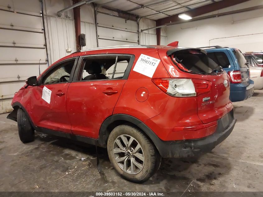 2014 Kia Sportage Lx VIN: KNDPBCAC3E7579275 Lot: 39503152