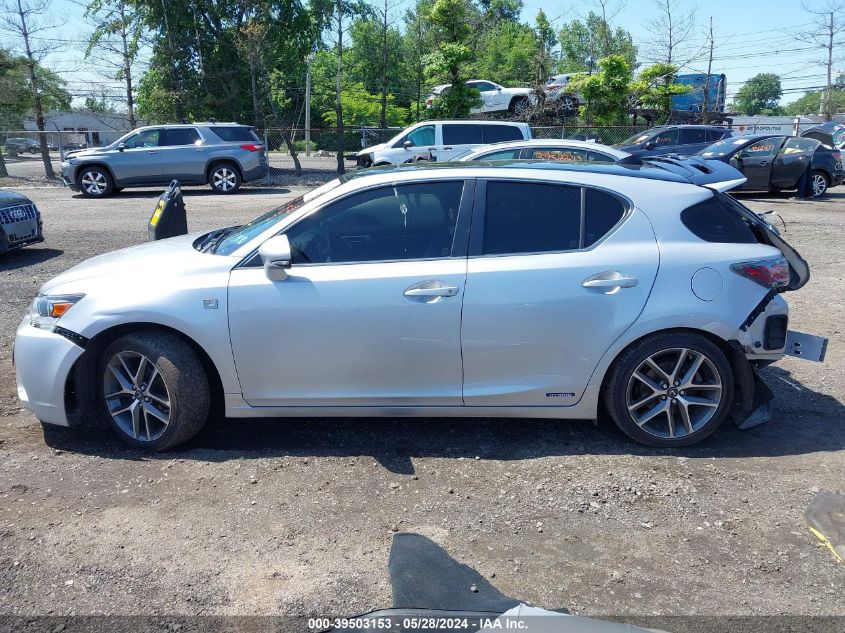 2016 Lexus Ct 200H VIN: JTHKD5BH1G2263060 Lot: 39503153