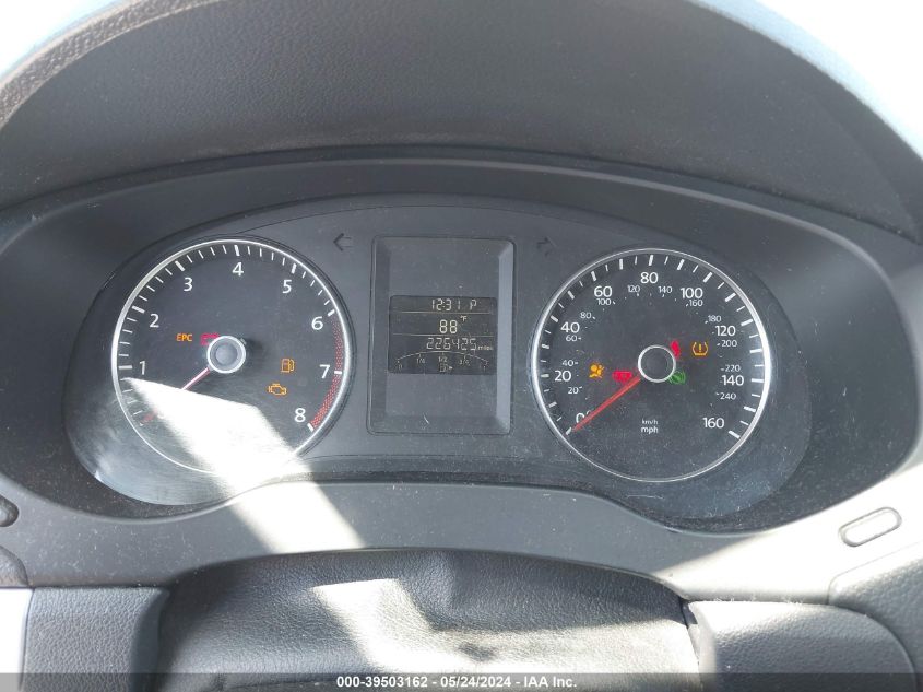 2013 Volkswagen Jetta 2.5L Se VIN: 3VWDP7AJ9DM396233 Lot: 39503162