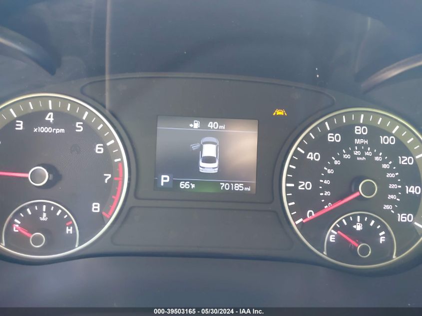 2019 Kia Optima Lx VIN: 5XXGT4L30KG311514 Lot: 39503165