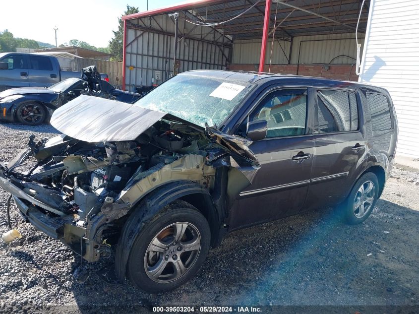 2013 Honda Pilot Ex-L VIN: 5FNYF4H57DB029804 Lot: 39503204