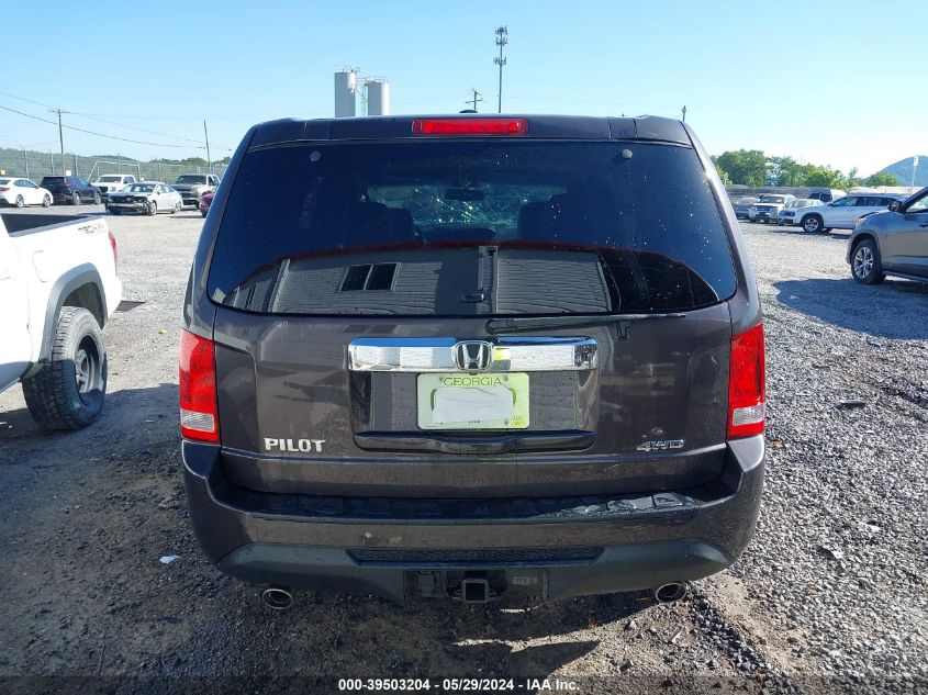 2013 Honda Pilot Ex-L VIN: 5FNYF4H57DB029804 Lot: 39503204