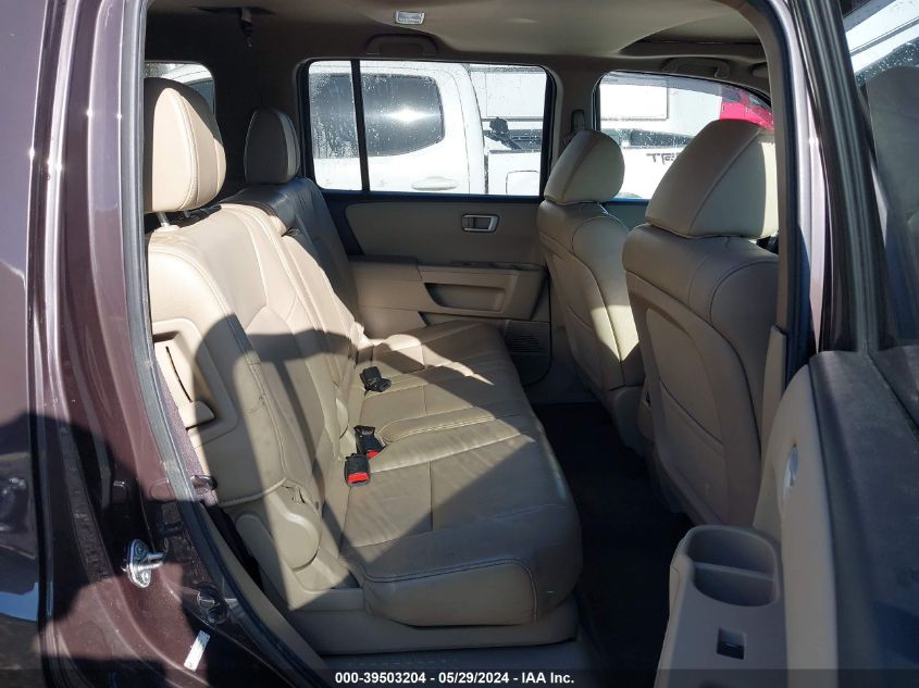 2013 Honda Pilot Ex-L VIN: 5FNYF4H57DB029804 Lot: 39503204