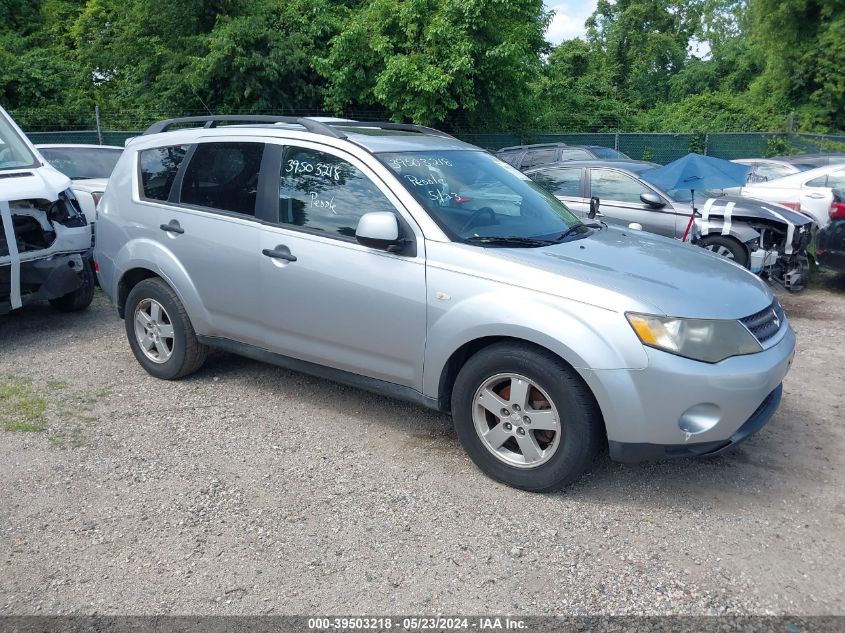 2007 Mitsubishi Outlander Es/Ls VIN: JA4MS31X87Z010347 Lot: 39503218