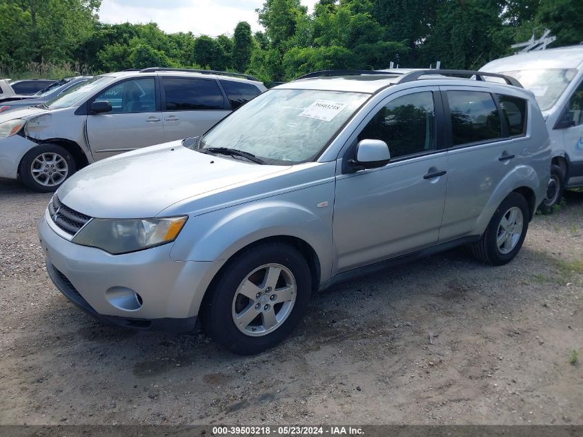 2007 Mitsubishi Outlander Es/Ls VIN: JA4MS31X87Z010347 Lot: 39503218