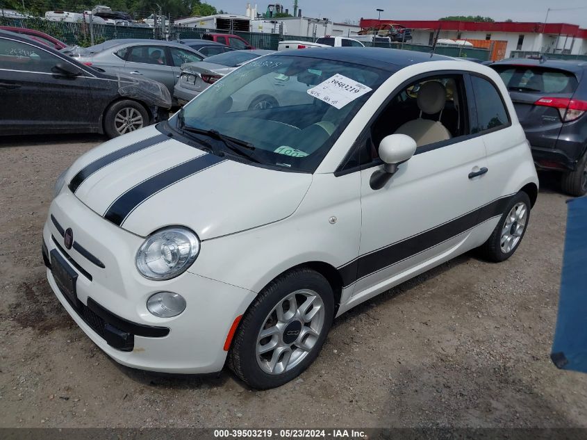 2015 Fiat 500 Pop VIN: 3C3CFFAR8FT598611 Lot: 39503219