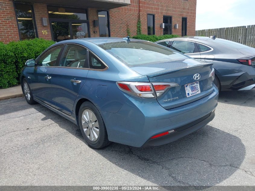 2016 Hyundai Sonata Hybrid Se VIN: KMHE24L17GA036439 Lot: 39503235