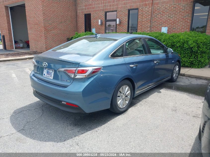 2016 Hyundai Sonata Hybrid Se VIN: KMHE24L17GA036439 Lot: 39503235