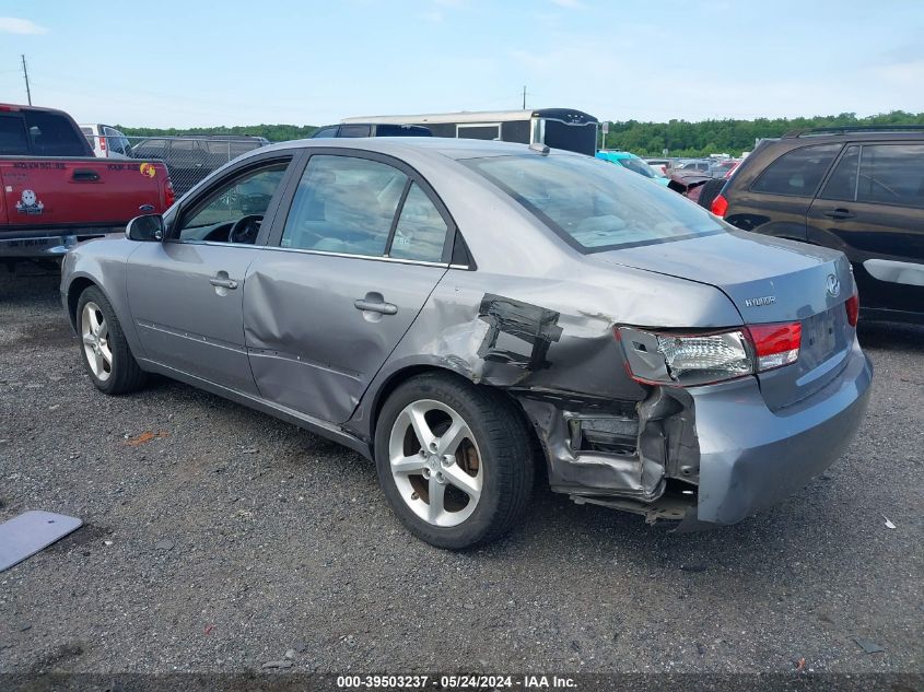 2007 Hyundai Sonata Gls VIN: 5NPET46C87H244627 Lot: 39503237