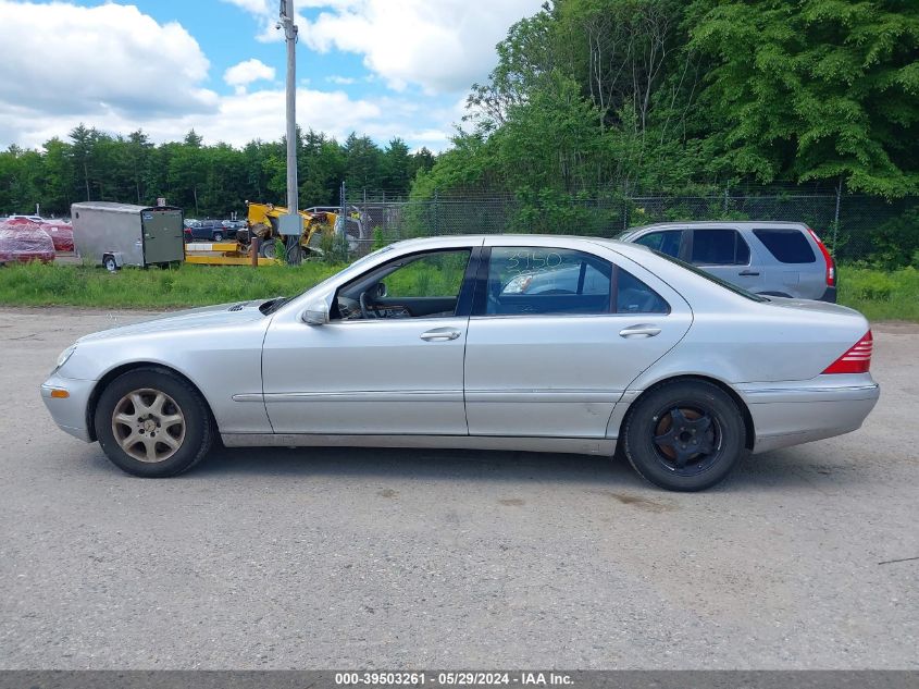 2002 Mercedes-Benz S 430 VIN: WDBNG70J22A315199 Lot: 39503261