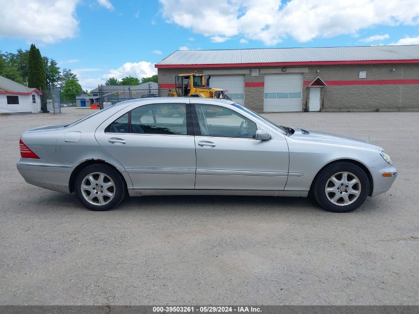 2002 Mercedes-Benz S 430 VIN: WDBNG70J22A315199 Lot: 39503261