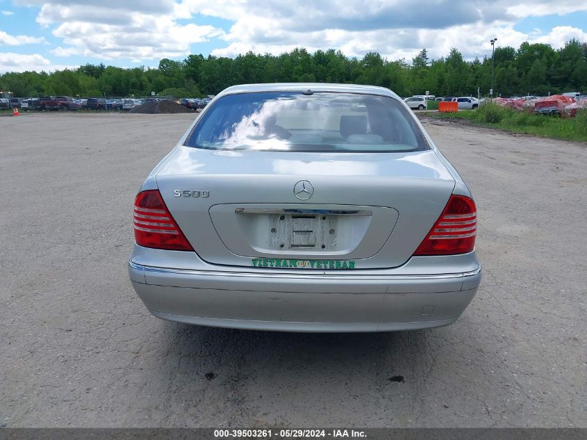 2002 Mercedes-Benz S 430 VIN: WDBNG70J22A315199 Lot: 39503261