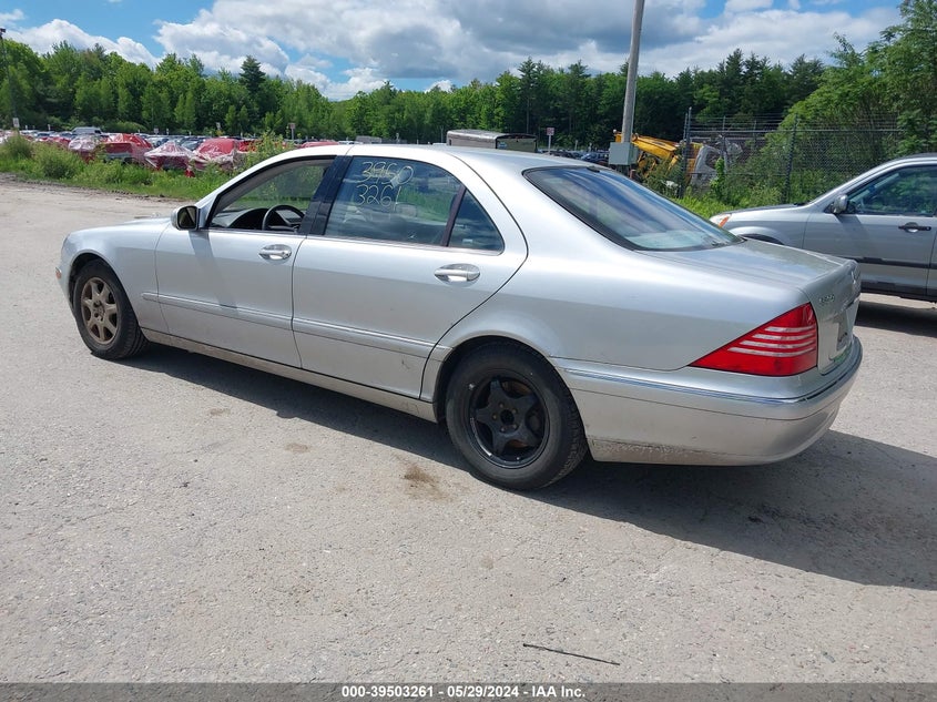 2002 Mercedes-Benz S 430 VIN: WDBNG70J22A315199 Lot: 39503261