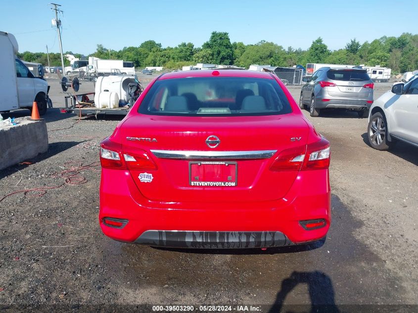 2019 Nissan Sentra Sv VIN: 3N1AB7AP5KY275474 Lot: 39503290