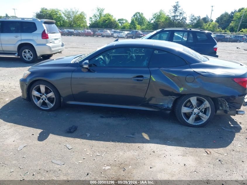 2010 Lexus Is 250C VIN: JTHFF2C28A2507282 Lot: 39503296