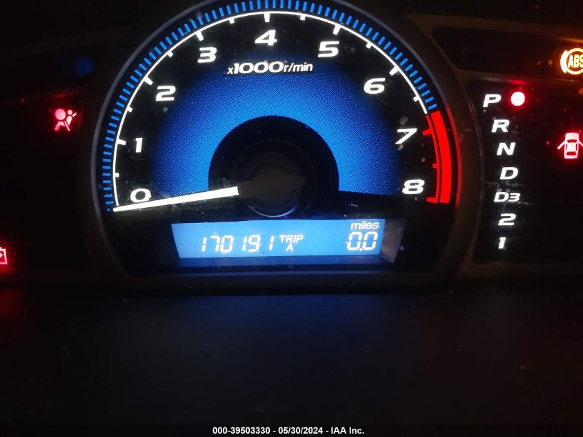 2008 Honda Civic Ex-L VIN: 2HGFG12948H562175 Lot: 39503330