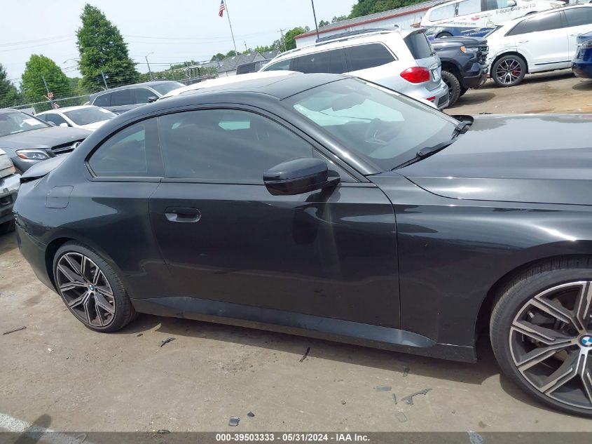 2023 BMW 230 I VIN: 3MW23CM03P8D67418 Lot: 39503333