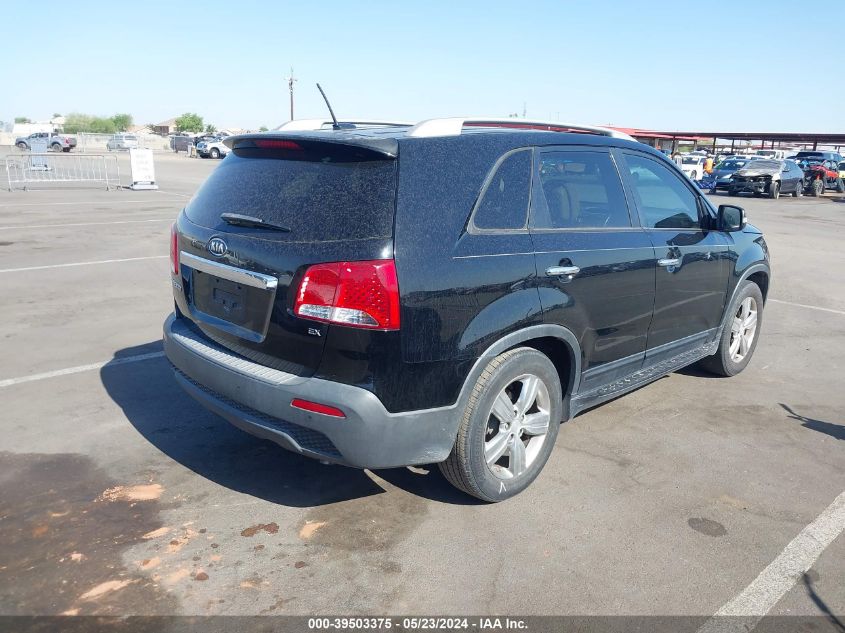 2013 Kia Sorento Ex VIN: 5XYKU4A6XDG326024 Lot: 39503375