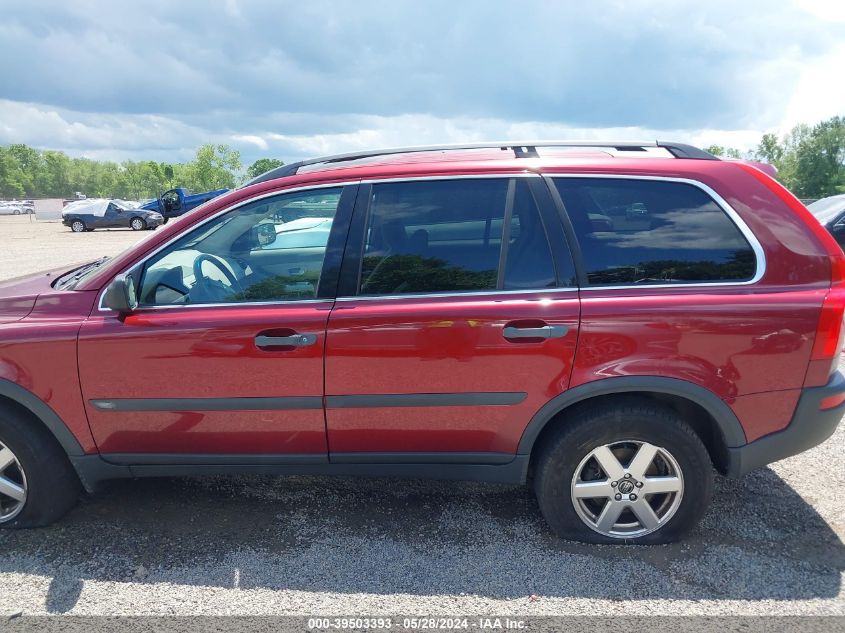 2006 Volvo Xc90 2.5T VIN: YV4CZ592761262117 Lot: 39503393