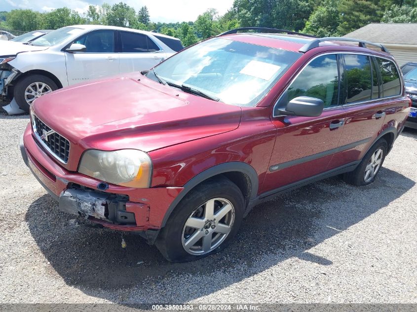 2006 Volvo Xc90 2.5T VIN: YV4CZ592761262117 Lot: 39503393